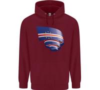 Felpa Uomo Cape Verde Curled Flag Verdean Day Football