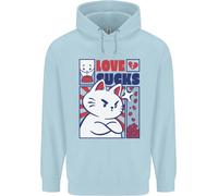 Felpa Uomo Cat Love Sucks Anti Valentines Singles Day