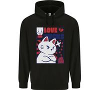 Felpa Uomo Cat Love Sucks Anti Valentines Singles Day