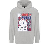 Felpa Uomo Cat Love Sucks Anti Valentines Singles Day