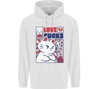 Felpa Uomo Cat Love Sucks Anti Valentines Singles Day
