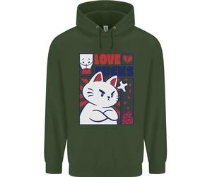 Felpa Uomo Cat Love Sucks Anti Valentines Singles Day