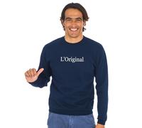 Felpa Uomo Colore Blu Marino, L'ORIGINALE