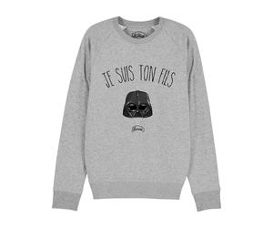 Felpa Uomo Colore Grigio, IO SONO TUA FIGLIA