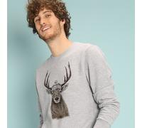 Felpa Uomo Colore Grigio, LET'S GO OUTSIDE