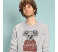 Felpa Uomo Colore Grigio, WINTER KOALA RED