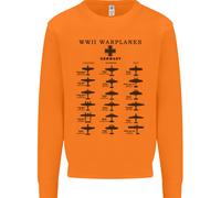 Felpa Uomo Con Aerei Da Combattimento Della Seconda Guerra Mondiale