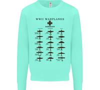 Felpa Uomo Con Aerei Da Combattimento Della Seconda Guerra Mondiale