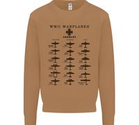 Felpa Uomo Con Aerei Da Combattimento Della Seconda Guerra Mondiale