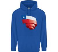 Felpa Uomo Con Bandiera Del Cile Per Il Giorno Del Calcio