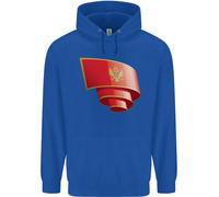 Felpa Uomo Con Bandiera Del Montenegro Per Il Giorno Montenegrino Di Calcio