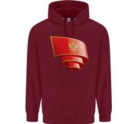 Felpa Uomo Con Bandiera Del Montenegro Per Il Giorno Montenegrino Di Calcio