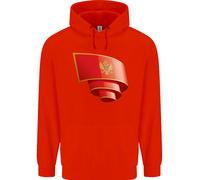 Felpa Uomo Con Bandiera Del Montenegro Per Il Giorno Montenegrino Di Calcio