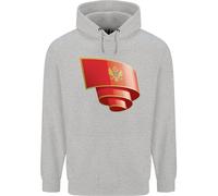 Felpa Uomo Con Bandiera Del Montenegro Per Il Giorno Montenegrino Di Calcio