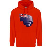 Felpa Uomo Con Bandiera Della Nuova Zelanda Kiwi