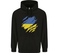 Felpa Uomo Con Bandiera Dell'Ucraina Per Il Giorno Dell'Ucraina