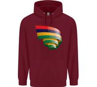 Felpa Uomo Con Bandiera Di Mauritius Per Il Giorno Dei Mauriziani