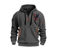 Felpa Uomo con Cappuccio Cappuccio Leggera da Esterno con Tasche Felpe Classiche a Tinta Unita Maniche Lunghe da Lavoro Giacca Casual Comoda Sportiva Abbigliamento Jogging Autunnale E Invernale