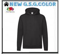 Felpa uomo con cappuccio e tasca centrale a marsupio Premium Fruit of the Loom