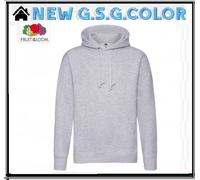 Felpa uomo con cappuccio e tasca centrale a marsupio Premium Fruit of the Loom