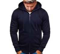 Felpa Uomo Con Cappuccio E Zip, Full Zipper Giacca Felpa Con Cappuccio Con Zip Ottima Qualità Molto Morbida E Robustaper Il Tempo Libero O Il Lavoro Felpa Con Zip a Un Quarto Felpa Zip Uomo Sweat Hood