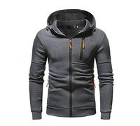 Felpa Uomo Con Cappuccio Giacca Invernale Running Termica Sweatshirt Felpa Trekking Da Lavoro Leggera Abbigliamento Elegante Giubbotto Streetwear Cappotto Motocicletta Antivento Per Giorni Freddi