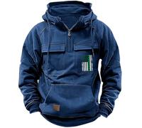 Felpa Uomo con Cappuccio Giacca Leggera da Esterno con Tasche Cappuccio Casual Maniche Lunghe Sportiva Felpa Classiche a Tinta Unita Comoda da Lavoro Abbigliamento Traspiranti Autunnale E Invernale