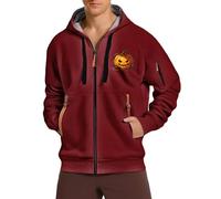 Felpa Uomo Con Cappuccio Halloween Divertente Pullover Simpatico Casual | Spirito Giocoso E Allegria Contagiosa Per Vivere La Festa Di Halloween Con Il Sorriso E Condividere Momenti Spensierati