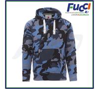 Felpa Uomo Con Cappuccio Zip Tasche in Cotone Invernale Payper Maglia da Lavoro