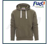 Felpa Uomo Con Cappuccio Zip Tasche in Cotone Invernale Payper Maglia da Lavoro