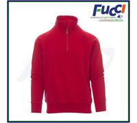 Felpa Uomo Con Mezza Zip Senza Cappuccio in Cotone da Lavoro Estiva Payper