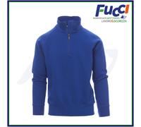 Felpa Uomo Con Mezza Zip Senza Cappuccio in Cotone da Lavoro Estiva Payper