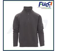 Felpa Uomo Con Mezza Zip Senza Cappuccio in Cotone da Lavoro Estiva Payper