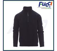 Felpa Uomo Con Mezza Zip Senza Cappuccio in Cotone da Lavoro Estiva Payper
