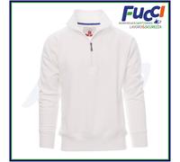 Felpa Uomo Con Mezza Zip Senza Cappuccio in Cotone da Lavoro Invernale Payper