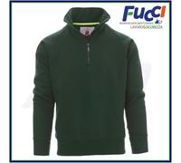 Felpa Uomo Con Mezza Zip Senza Cappuccio in Cotone da Lavoro Invernale Payper