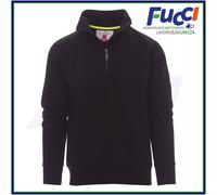 Felpa Uomo Con Mezza Zip Senza Cappuccio in Cotone da Lavoro Invernale Payper