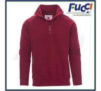 Felpa Uomo Con Mezza Zip Senza Cappuccio in Cotone da Lavoro Invernale Payper