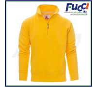 Felpa Uomo Con Mezza Zip Senza Cappuccio in Cotone da Lavoro Invernale Payper