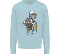 Felpa Uomo Con Pallone Da Football Americano