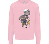 Felpa Uomo Con Pallone Da Football Americano