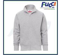 Felpa Uomo Con Zip Intera Leggera in Cotone Maglia da Lavoro Sport Payper