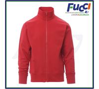 Felpa Uomo Con Zip Intera Leggera in Cotone Maglia da Lavoro Sport Payper