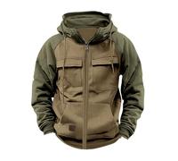 Felpa Uomo Con Zip Offerta Felpa Con Cappuccio a Maniche Lunghe Vintage Oversize Hoodies Comoda Pullover Maglione Streetwear Felpe Con Tasche Laterali Tempo Libero Sport Fitness Outdoor Basic Casual