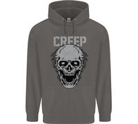 Felpa Uomo Creep Human Skull Gothic Rock Music Metal
