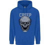 Felpa Uomo Creep Human Skull Gothic Rock Music Metal