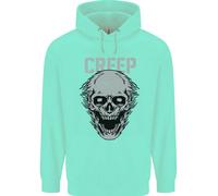 Felpa Uomo Creep Human Skull Gothic Rock Music Metal