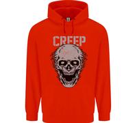 Felpa Uomo Creep Human Skull Gothic Rock Music Metal