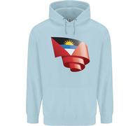Felpa Uomo Curled Antigua E Barbuda Flag Day Football