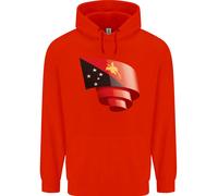 Felpa Uomo Curled Papua New Guinea Flag Day Football